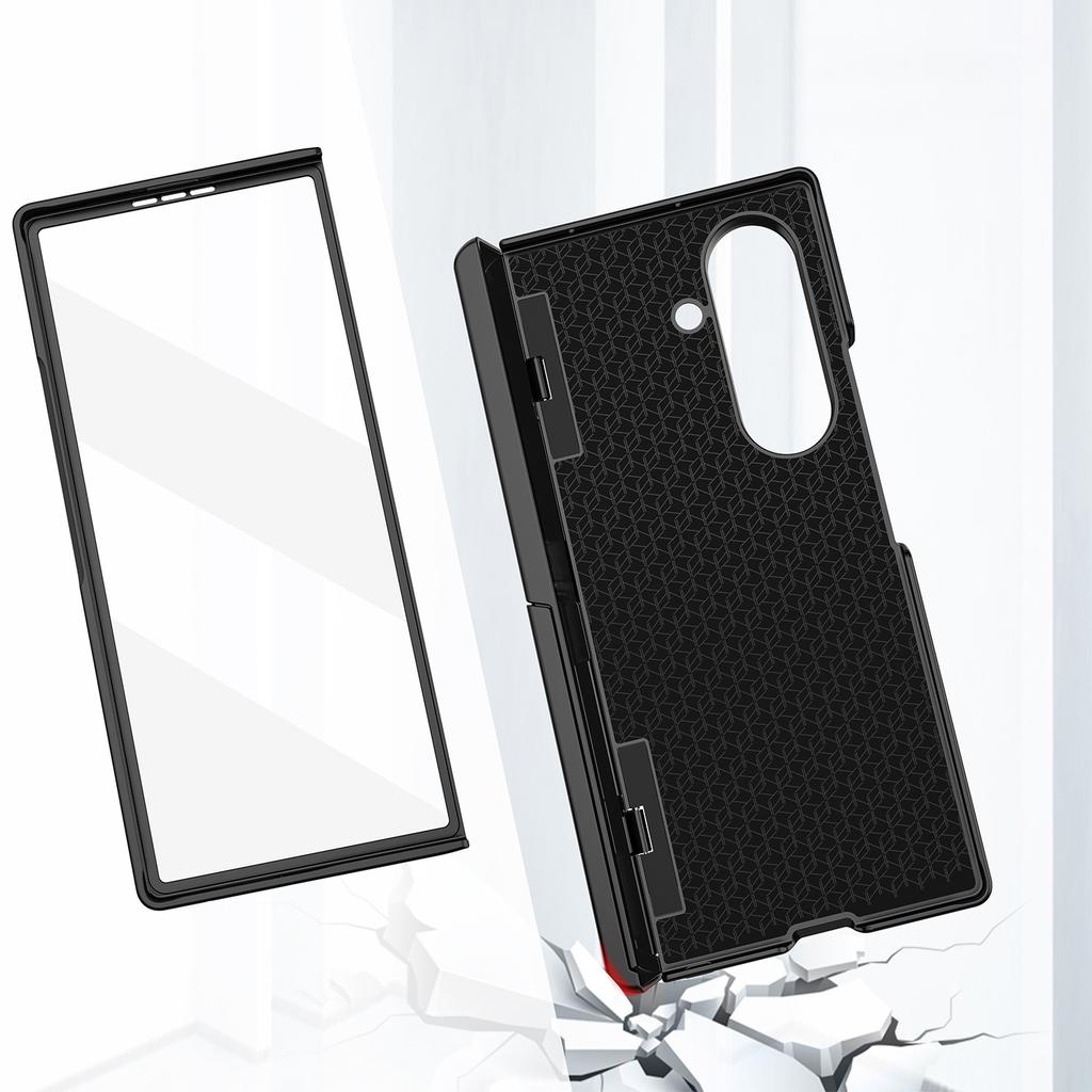 For Samsung Galaxy Z Fold7 5G Case Kickstand Hard PC Phone Cover with Screen Film
