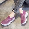 Fashion Sneakers for Women 2024 New Spring Mesh Breathable Sport Shoes Fashion Wedge Platform Casual Slip On Ladies Vulcanized Shoes