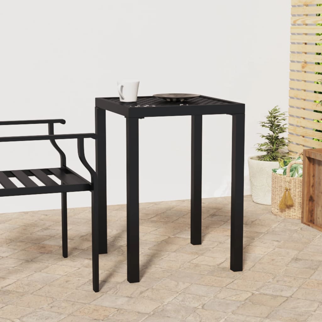 Garden Table Anthracite Grey 50 x 50 x 72 cm Steel