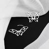 Design Sense Hollow Insect Elf Earrings Female Mori Fashion Small Butterfly Ear Buckles
