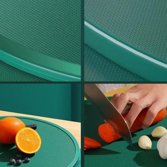 With Grinder Groove Double-sided Standing Food Grade Anti-slip Easy To Clean Vegetables Fruits Meat