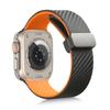 Силиконовый ремешок из углеродного волокна для Apple Watch Band 45 мм, 44 мм, 49 мм, 41 мм, 42 мм, 40 мм 38, магнитный браслет Iwatch 8 7 6 SE 5 4 3 Ultra