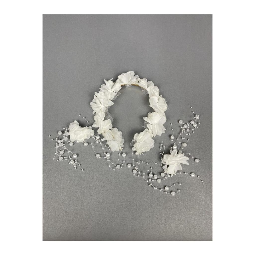 White Maternity Crown Bridal Crown