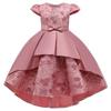 European and American Girls' Sequined Birthday Party and Catwalk Performance Dress with Trailing Flowers