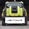 Для Chery Jetour T2 Передний Задний Логотип Черная Наклейка Сияющая 1 шт.