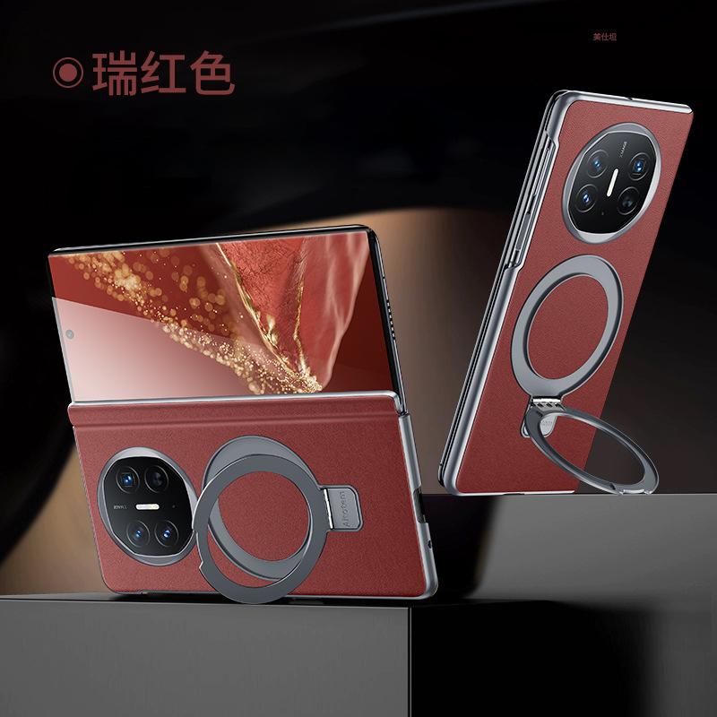 Применимо к чехлу-книжке для мобильного телефона Huawei matex6 с откидной подставкой, магнитной отделкой X6, кожаный чехол в стиле Напа для деловых мужчин