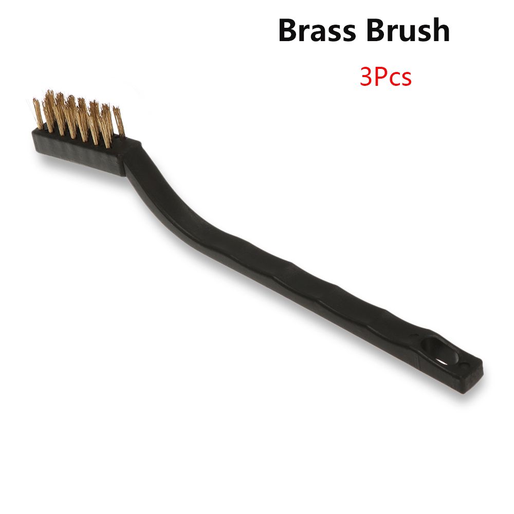 Car Stainless Steel Cleaning Brushes Grill Clean Tool Wire Brush Rust Paint Remove Tool