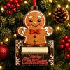 Christmas Tree Money Decor Wooden Holder Ornament, Santa Reindeer Snowman Elf Cash Holder, Xmas Hanging Gift Decoration Holiday Box