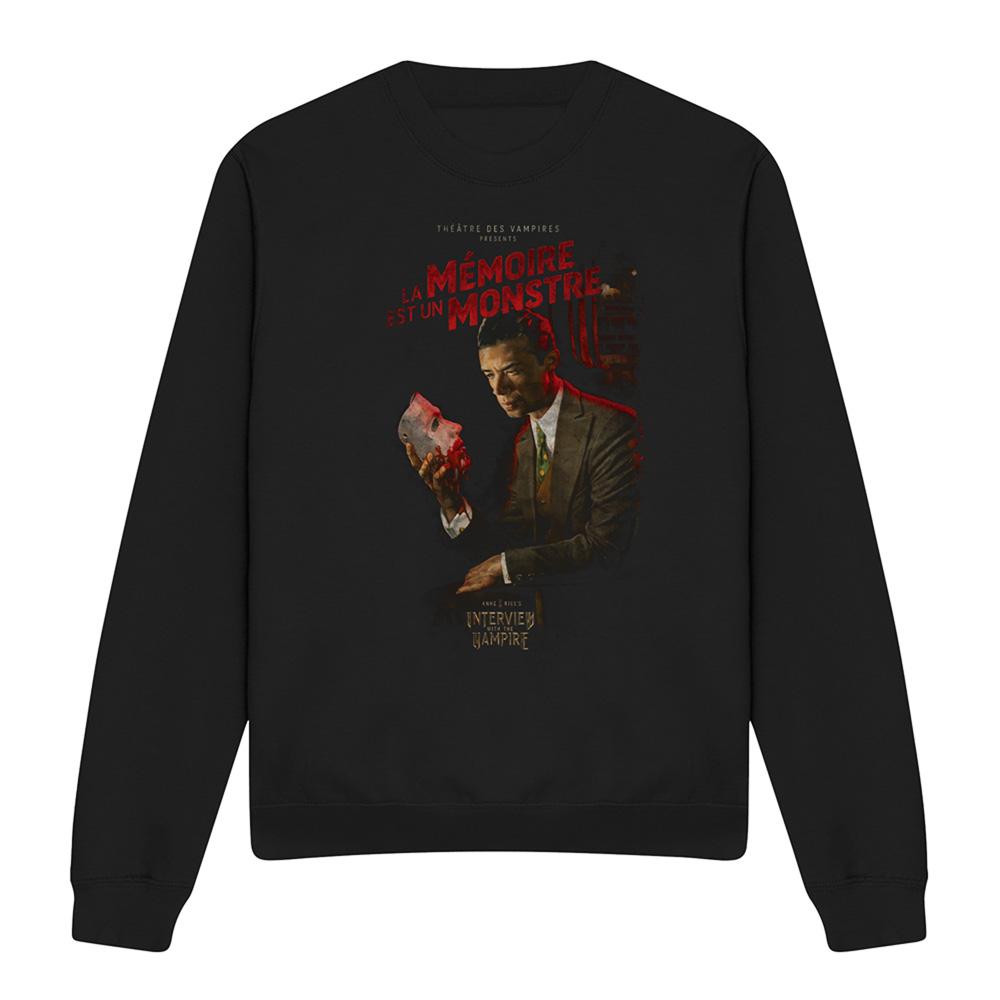 Interview With The Vampire Unisex Adult La Memoire Poster Sweatshirt
