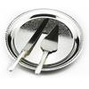 Flavinmci Silver-Plated Stainless Steel Serving Trays