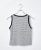 WEGO Размер танка Белый короткий танк Идеально для и Идеально для или как А повседневный подарок Женский топ, S, Полоска, Рукав, Топ, Без рукавов, Весна, Лето,