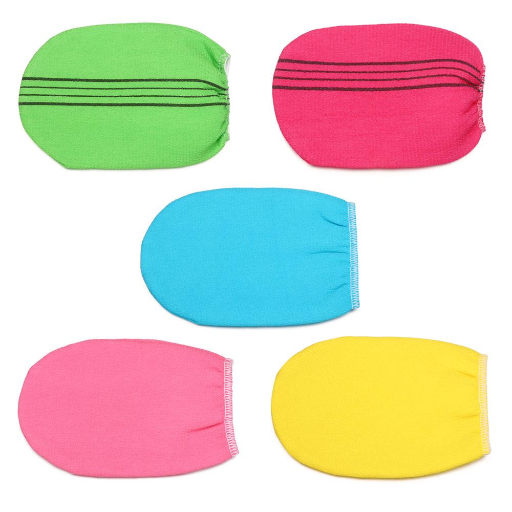 Smooth Skin Viscose Fiber Massage Shower Scrubber Bath Glove Exfoliating Towel Body Rub