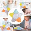 Five-pointed Star Projection Lamp Sky Infant And Young Children Soothing Luminous Music Plush Toy