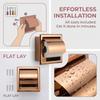 Stainless Steel Paper Towel Holder Rose Gold Toilet Paper Dispenser  Bathroom Kitchen Washroom