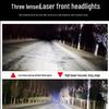 Светодиодная лазерная фара в сборе Jiefang JH6 с тройными линзами и ДХО
