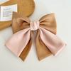 Fashion Retro Hair Clips Spring Clip Headdress Color Matching Hair Accessories Temperament Bow