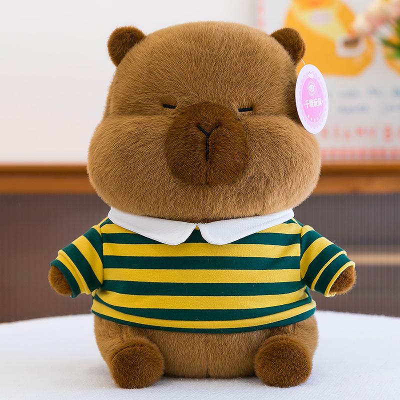 New Wedding Dress Kapibala Couple Capybara Plush Toy Pressing Bed Doll Cartoon Doll Girl Birthday Gift