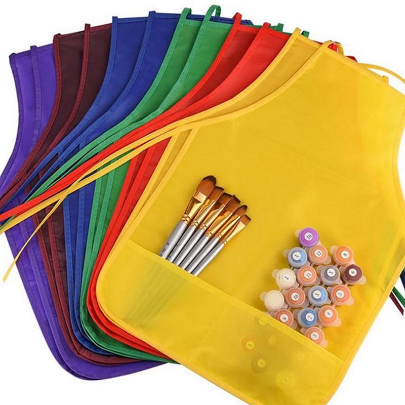 Детский фартук, детские фартуки для приготовления пищи, выпечки, рисования, игр для мальчиков и девочек