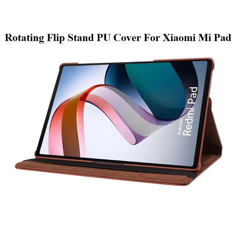 Case For Xiaomi Mi Pad 5 6 Pro 11inch RedMi Pad SE 11" 10.61 2022 Case 360 Degree Rotating Flip Stand PU Leather Tablet Cover