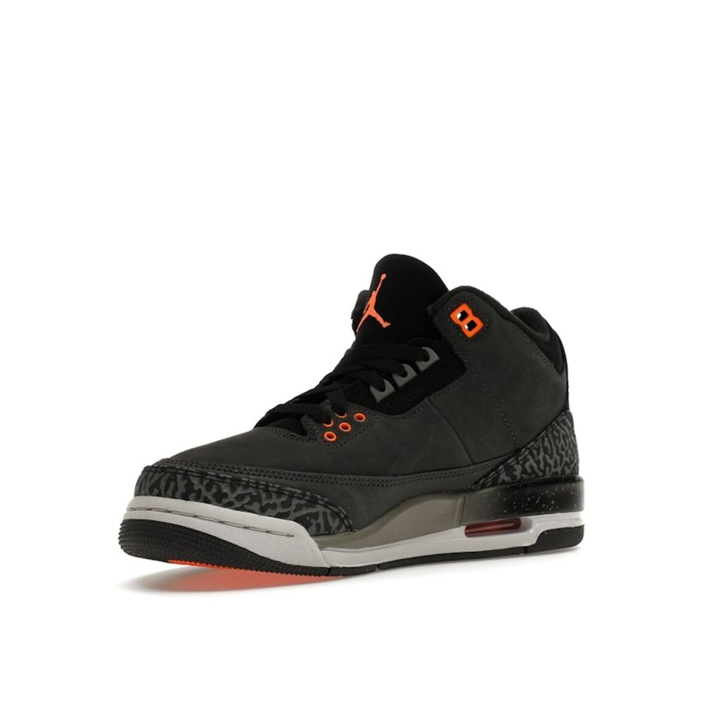 Детские кроссовки Air Jordan 3 Retro GS Fear 2023 Grey Night-Stadium Total-Orange DM0967-080