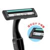 Two-Layer Disposable Hotel Razor: Clog-Free, Quick & Convenient for Business Trips