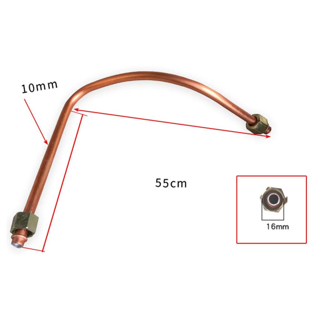 Air Compressor Tube G3/8" Thread Replacement Air Pipe Air Pump Parts Hex Nut Air Compressor Copper Exhaust Tube