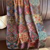 Роскошный жаккардовый шарф женский с принтом пейсли, новый, шаль-пашмина для путешествий, пончо, теплое одеяло, зимний шарф, шаль, женские палантины