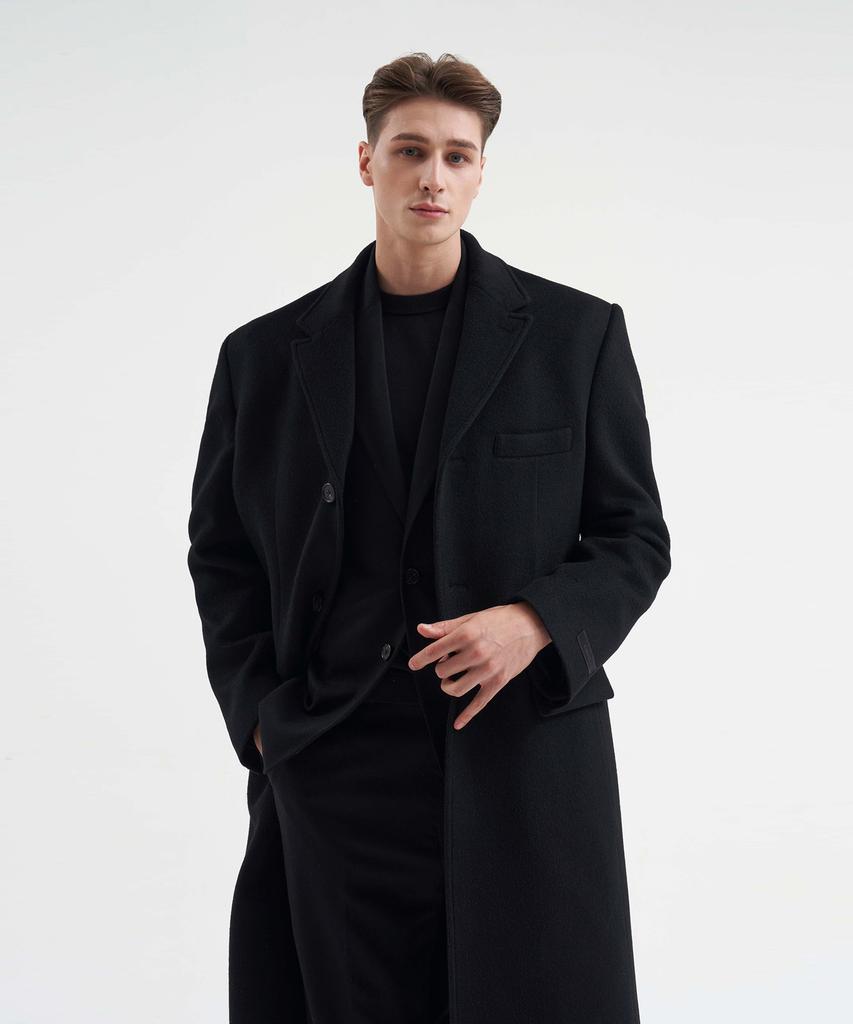 Choiyoung Oversized Chesterfield Coat Black