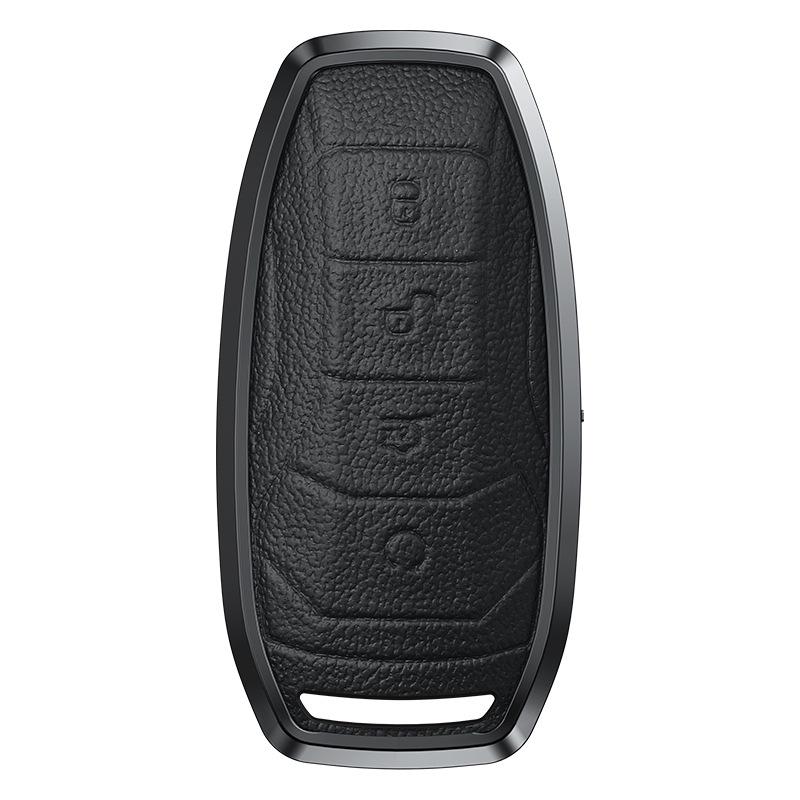 BYD Car Key Fob Case: Qin Pro, Song PLUS, Han MAX, Tang E9 - Aluminum Alloy Shell and Buckle