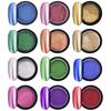 12 Colors Super Thin Mirror Effect Nail Art Chrome Powder Holographic Decoration