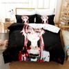 Yuno Gasai Mirai Nikki Комплект постельного белья Single Twin Full Queen King Size Комплект постельного белья Aldult Boys Bedroom Duvetcover Sets Anime Bed