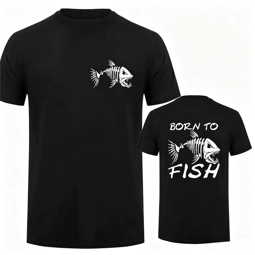 Fashionable Fisherunisex TShirt Fun ShortSleeved For Fishing Enthusiasts Casual Street Polyester Fabric 2026 Summer T Shirt