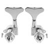 Musiclily Pro Bass Gear Tuning Ibanez for Electric Chrome L2+R2 Tuners, 171 Ratio, 4-String Pegs, Style, Bass,