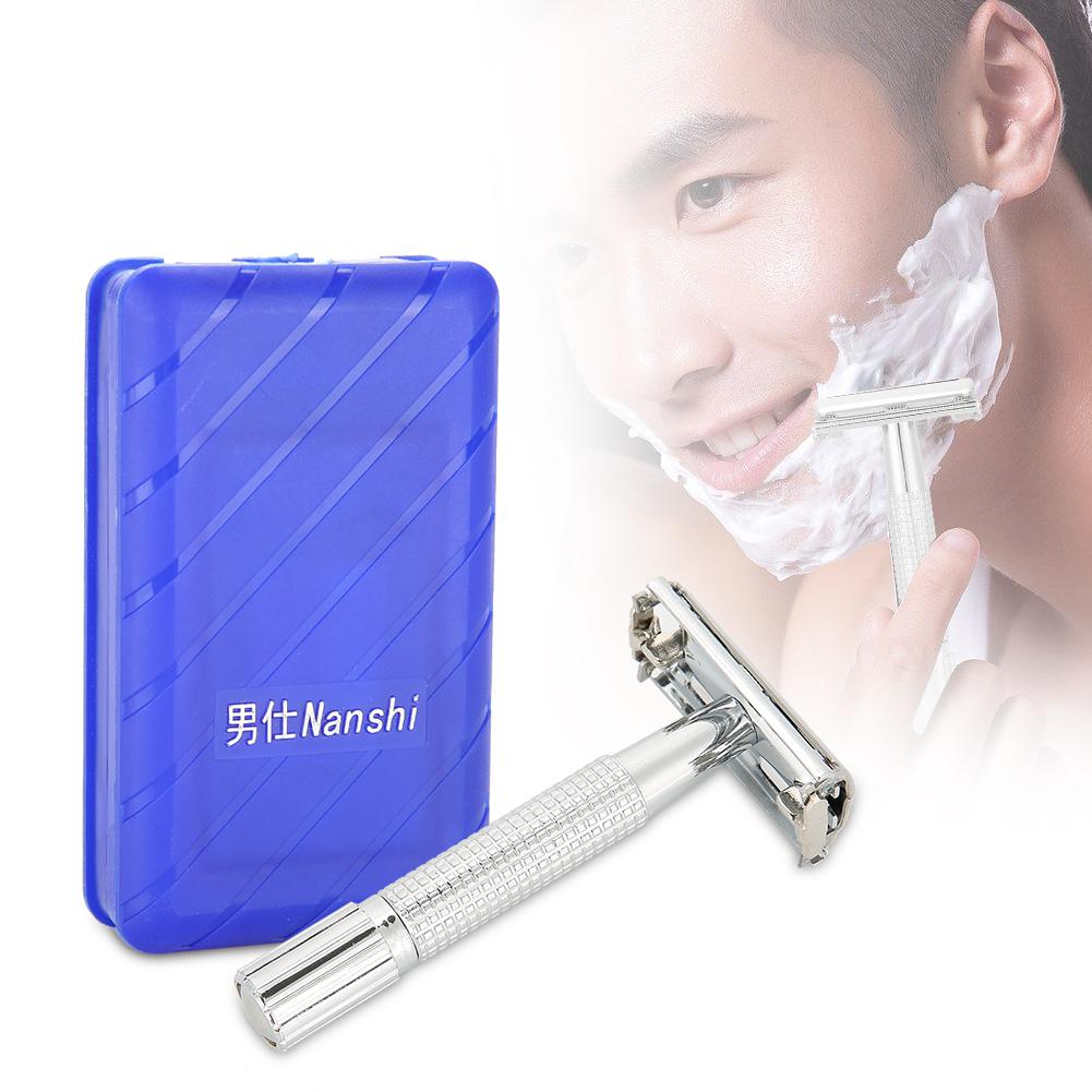 Ручная мужская бритва Classic Straight Double Edge Shaver с футляром
