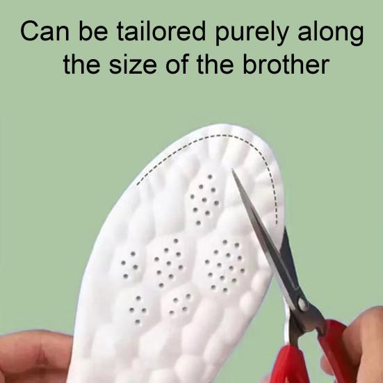 Arch Support Insoles for Foot Fatigue Relief Shock Absorbing Insoles Breathable Sweat-Absorbing