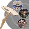 Portable Wine Table for Outdoor Events Foldable Wooden Wine Rack Table Picnic Placemat Camping Table for Garden Camping