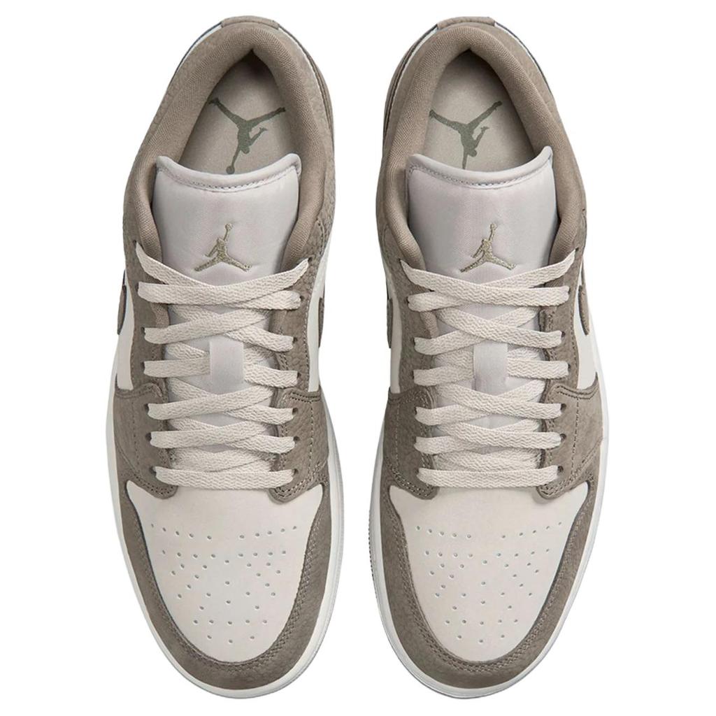Jordan Air Jordan 1 Vintage Basketball Shoes Unisex Low top Olive Gray IU7552-040