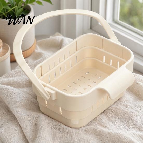 Water Drainage Sink Basket Kitchen Drain Basket, Corner Food Scrap Collector, Waste Durable Easy-Clean Utility for Fruits Vegetables Trap