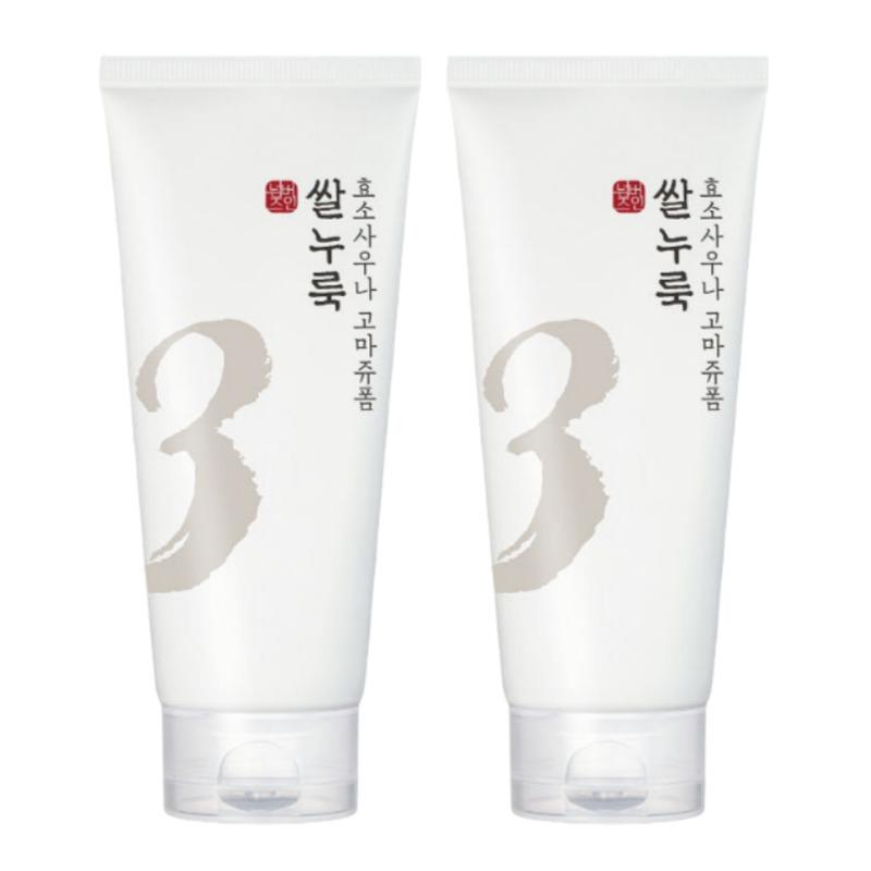 numbuzin No.3 Rice Enzyme Sauna Gommage Foam 170ml × 2