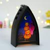New Retro LED Halloween Decoration Night Light Electrical Lamp for Halloween Decoration Home Party Ornaments Plastic Lantern Pendant