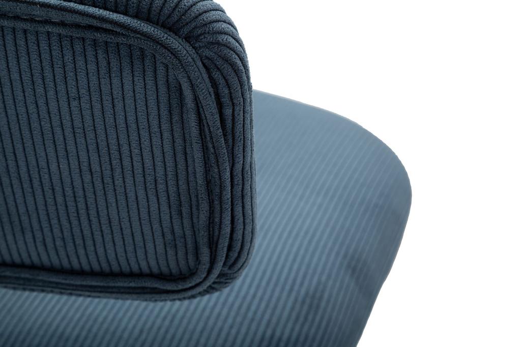 Bar Stool With Lift Light Navy Cm 41X47,5X85-106,5(Seat Cm 61-83) Set 2Pcs