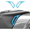 RT-TCZ For Jeep JL Side Fender Vent Decal Trim Cover For Jeep Wrangler JL JLU 2018-Present For Gladiator JT -Present Baby Blue Exterior Accessories