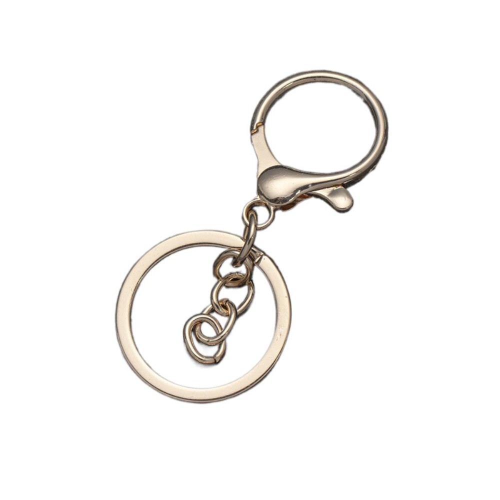 20Pcs Buckle Metal Key Chain Pendant Keychains Jewelry DIY Snap Hook Clips Key Ring  Jewelry Making