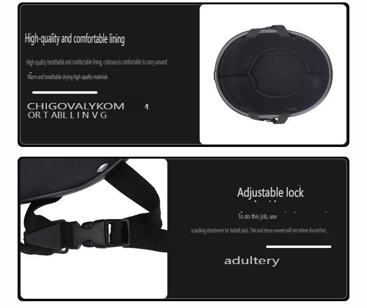 Motorcycle Half Helmet Universal Vintage Motorcycle Half Helmet Lightweight Open Half Helmet