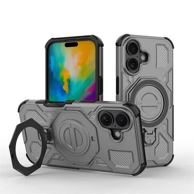 Магнитный бронированный чехол для iphone 17 Чехлы для apple iphone 17 Air iphone 17 Pro Max Чехол Magsafe Беспроводная зарядка Чехол для телефона