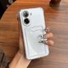 Ударопрочный прозрачный чехол для Xiaomi POCO X7 Pro 5G с держателем для карт
