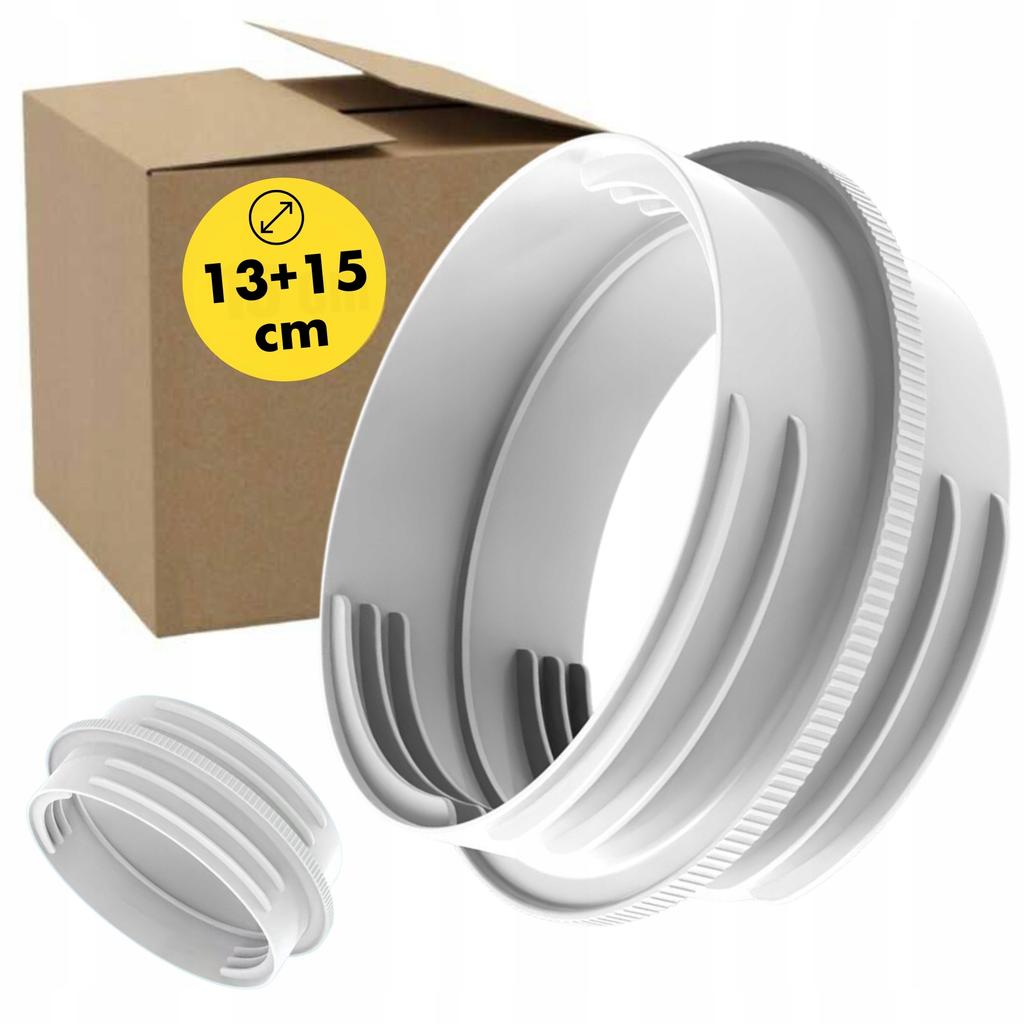 Adapter - connector - reduction for portable air conditioner pipe 13cm / 15cm