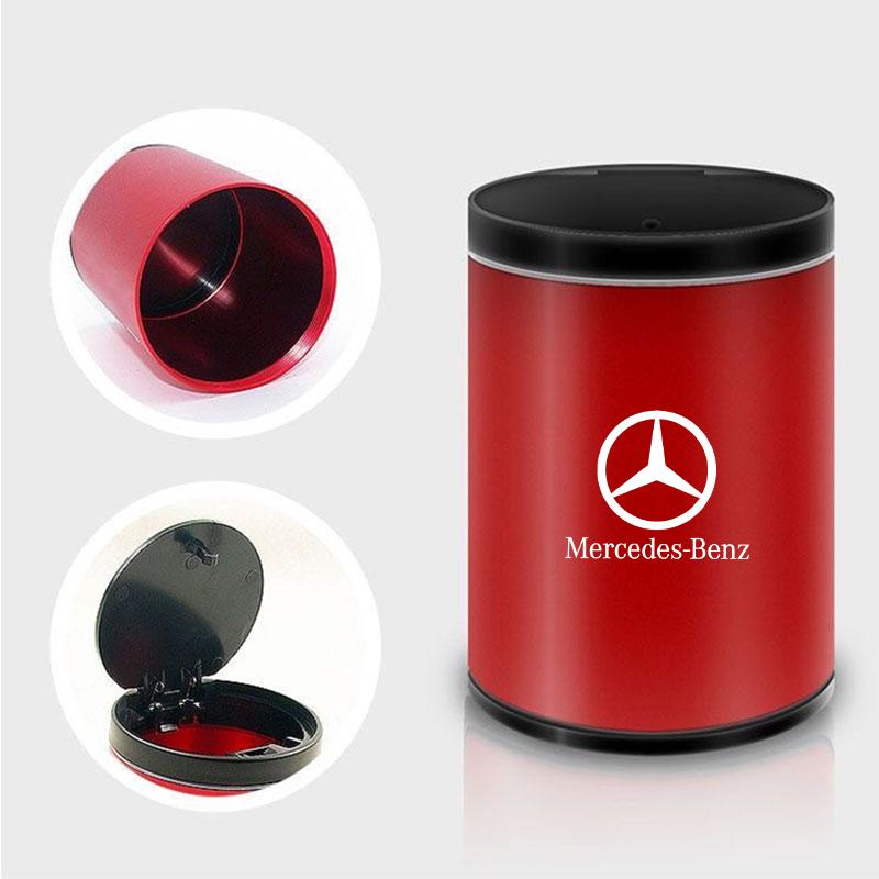 CRV1 Portable Car Ashtray Cigarette Ash Holders With Cover For Mercedes benz E GLK CLS A W204 W213 W221 ML ABR Apple Tree Accessories