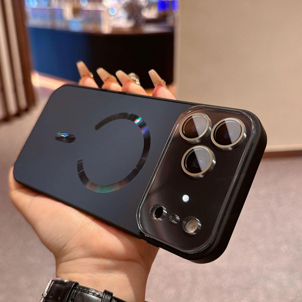 Чехол для iPhone 17 Pro Max: Матовый магнитный протектор для линзы и экрана