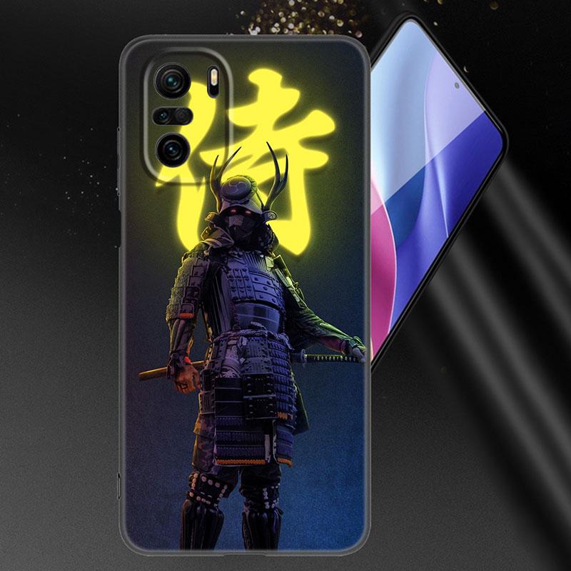 Чехол для телефона Japanese Samurai Art для Xiaomi Mi POCO X3 NFC GT M4 M3 12 11T 10T Pro A3 11 Lite NE 5G 12X 11i F3 мягкий черный чехол